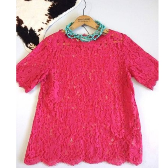 Anthropologie Tops - Anthropologie Vanessa Virginia Elysia lace top